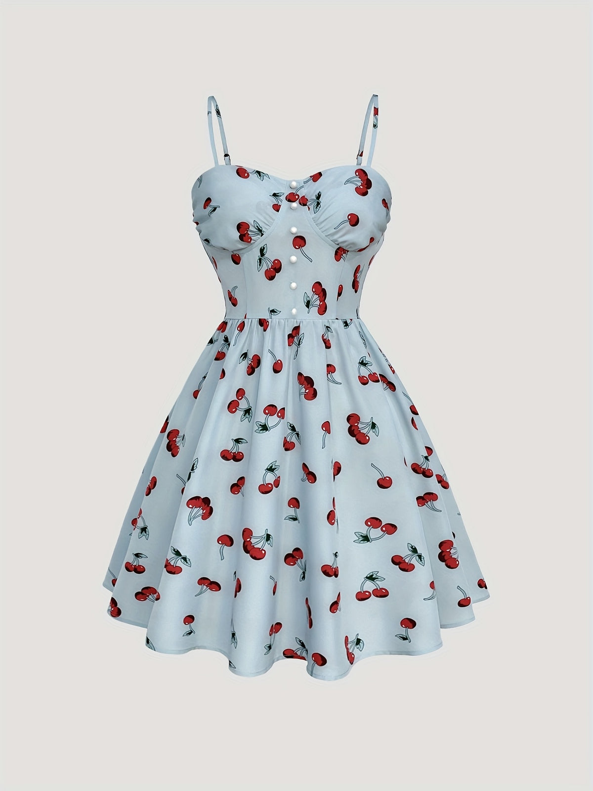 Women's Elegant Sweetheart Neckline Dress - Light Blue Floral-like pattern, Knee-Length A-Line Party & Date Night Outfit for Women, Machine Washable Formal Evening gown for Spring\u002FSummer Events, Cute Dress, Smooth Fabric Finish, Elegant Textile Craft