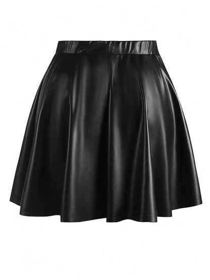 Elegant Solid Color Skirt for Women