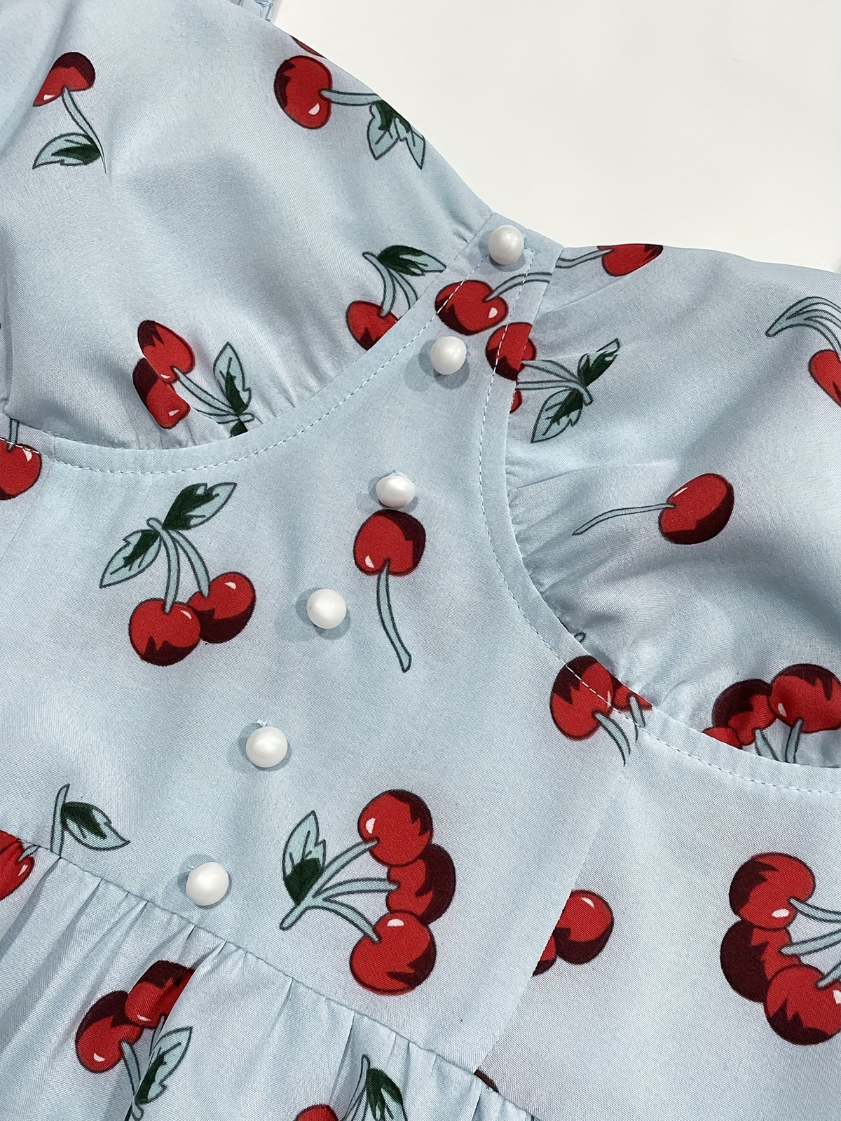 Women's Elegant Sweetheart Neckline Dress - Light Blue Floral-like pattern, Knee-Length A-Line Party & Date Night Outfit for Women, Machine Washable Formal Evening gown for Spring\u002FSummer Events, Cute Dress, Smooth Fabric Finish, Elegant Textile Craft