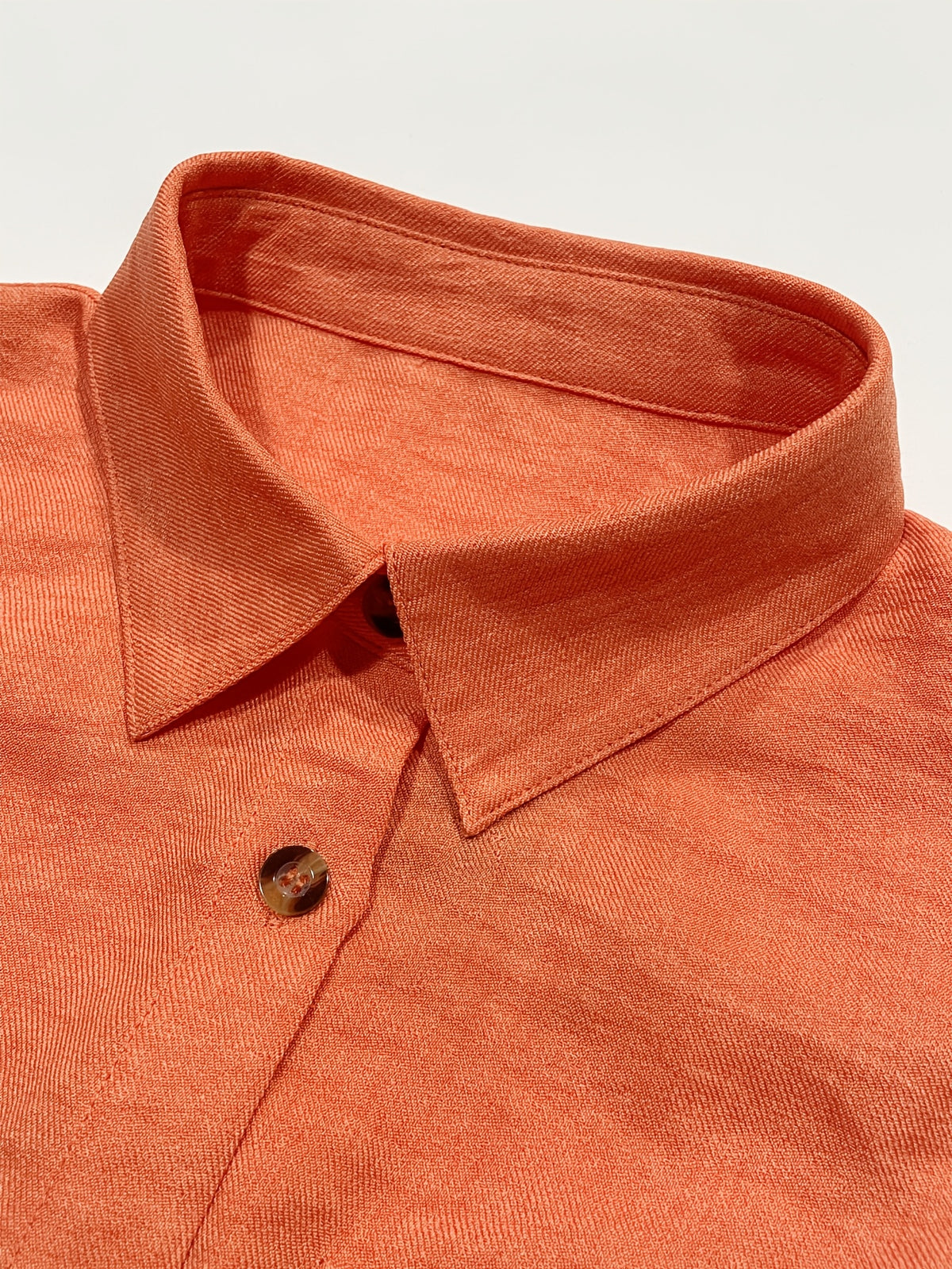 Women'S Sleeveless Collared Shirt with Pockets - Vibrant Orange Casual Summer Top, Button-Up Front, Lightweight Polyester, Perfect for Casual Attire or Summer Outings, Summer Casual Wear | Vibrant Casual Shirt | Lightweight Shirt