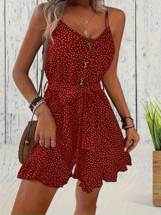 8295 Polka Dot Jumpsuit